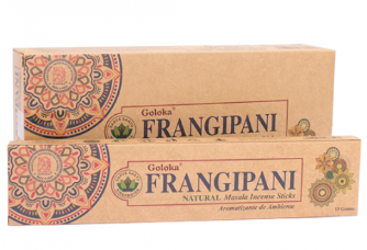 FRANGIPANI - Incenso Natural Indiano de Massala (valor unitário)