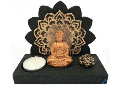 Incensário / P. Vela de Resina Budha