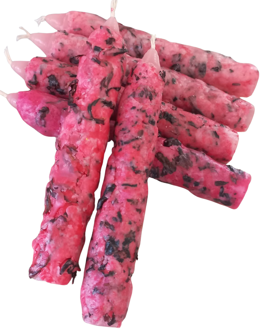 Vela nº08 Artesanal de Hibisco – Amor que Floresce com Magia - SOB ENCOMENDA - 81.988529836