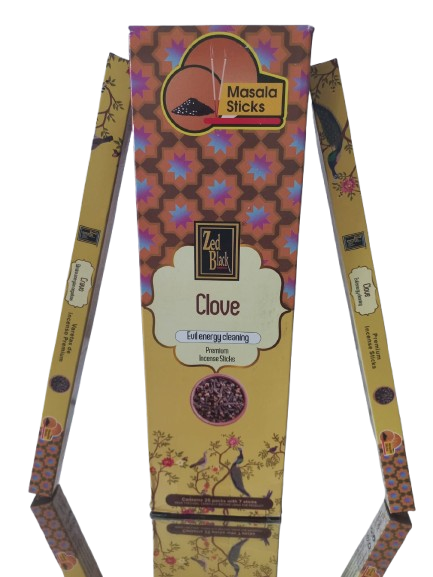 Cravo Massala - Incenso Indiano Zed Black - UNID.