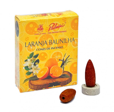 Incenso Padmini Cone - LARANJA E BAUNILHA