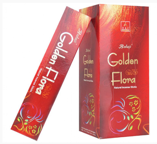 GOLDEN FLORA - Incenso Indiano Massala (valor unitário)