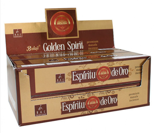 Golden Spirit Balaji - Incenso Indiano Massala (valor unitário)