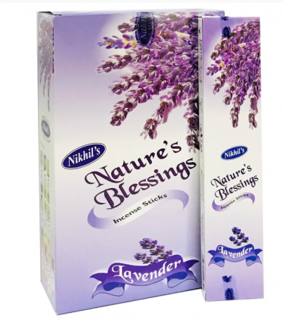 Nature's Blessings Lavander - Incenso Indiano (unitario) - LAVANDA