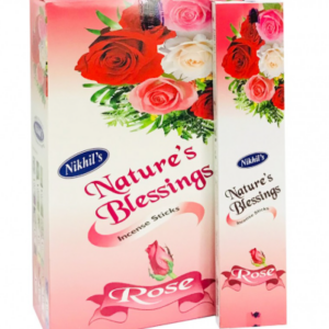 Nature's Blessings Rose - Incenso Indiano (unitario) - ROSAS - Transmite Amor