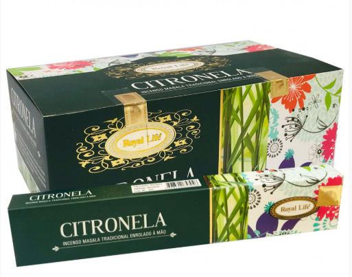 Royal Life Citronela - Incenso Indiano de Massala (valor unit.)
