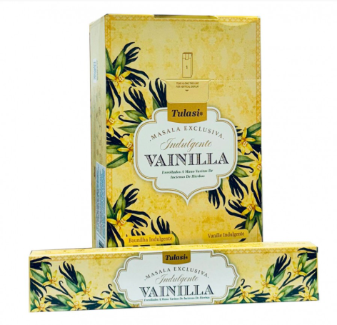 Tulasi Baunilha - Incenso Massala Indiano