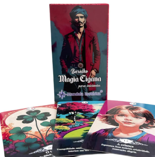 BARALHO MAGIA CIGANA - Ideal para iniciantes