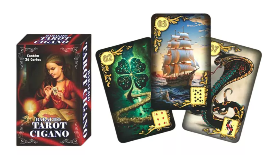 Baralho Tarot Cigano 36 cartas