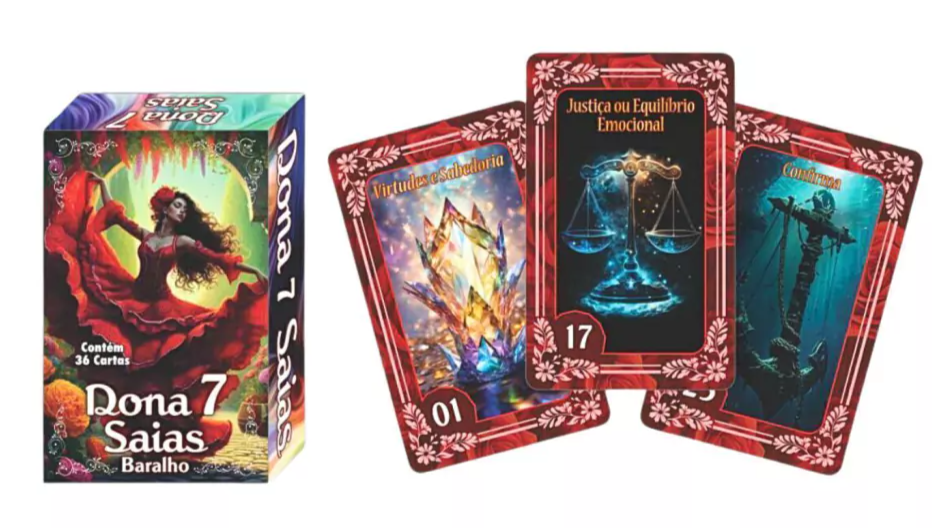 Baralho Dona 7 Saias 36 cartas